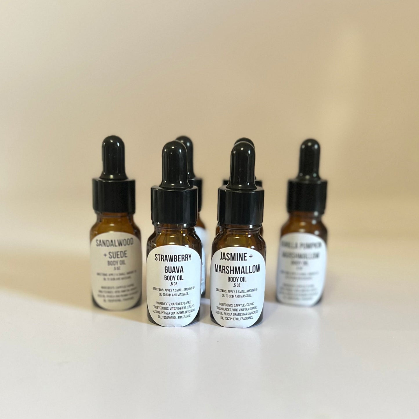 1/2 oz Dry Body Oils - Choose Your Scent