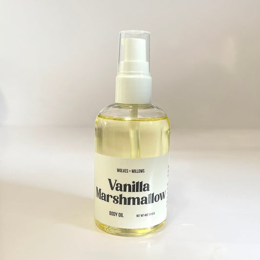 Vanilla Marshmallow Scented Dry Body Oil