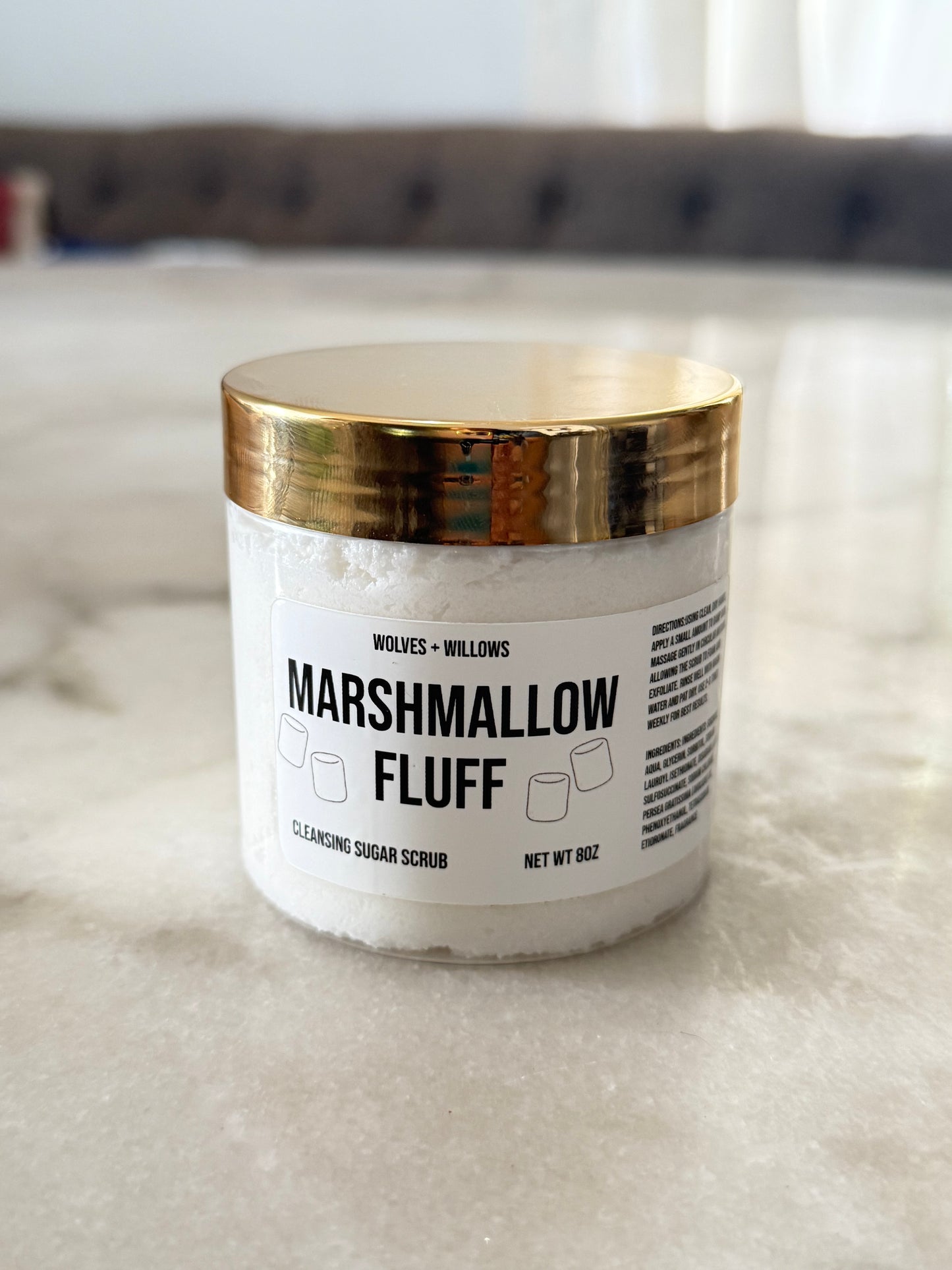 Marshmallow Fluff Cleansing Sugar Scrub