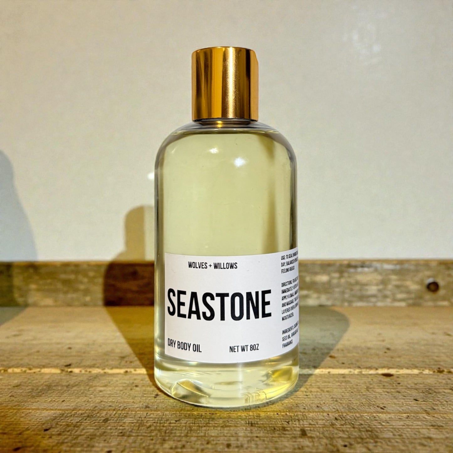 Large 8 Ounce Scented Dry Body Oil