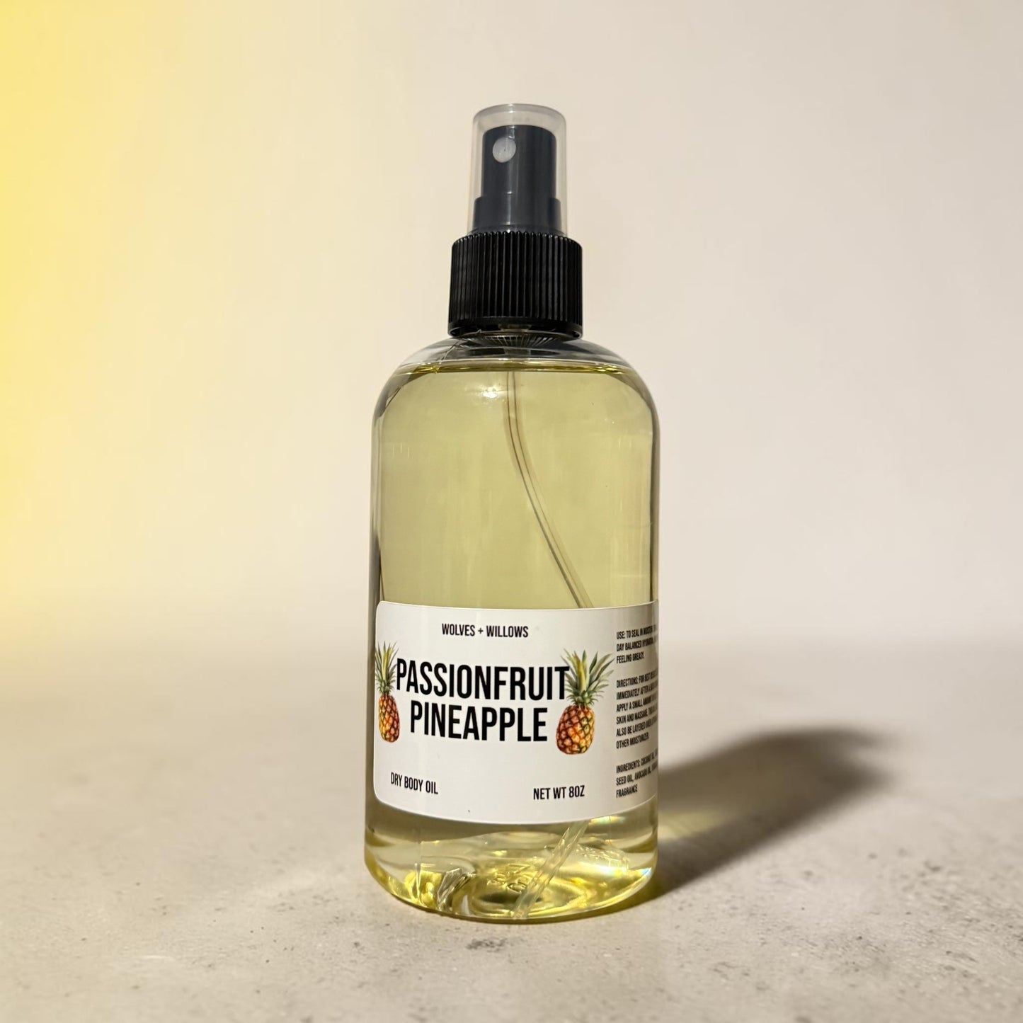 Passionfruit Pineapple 8 oz Body Oil