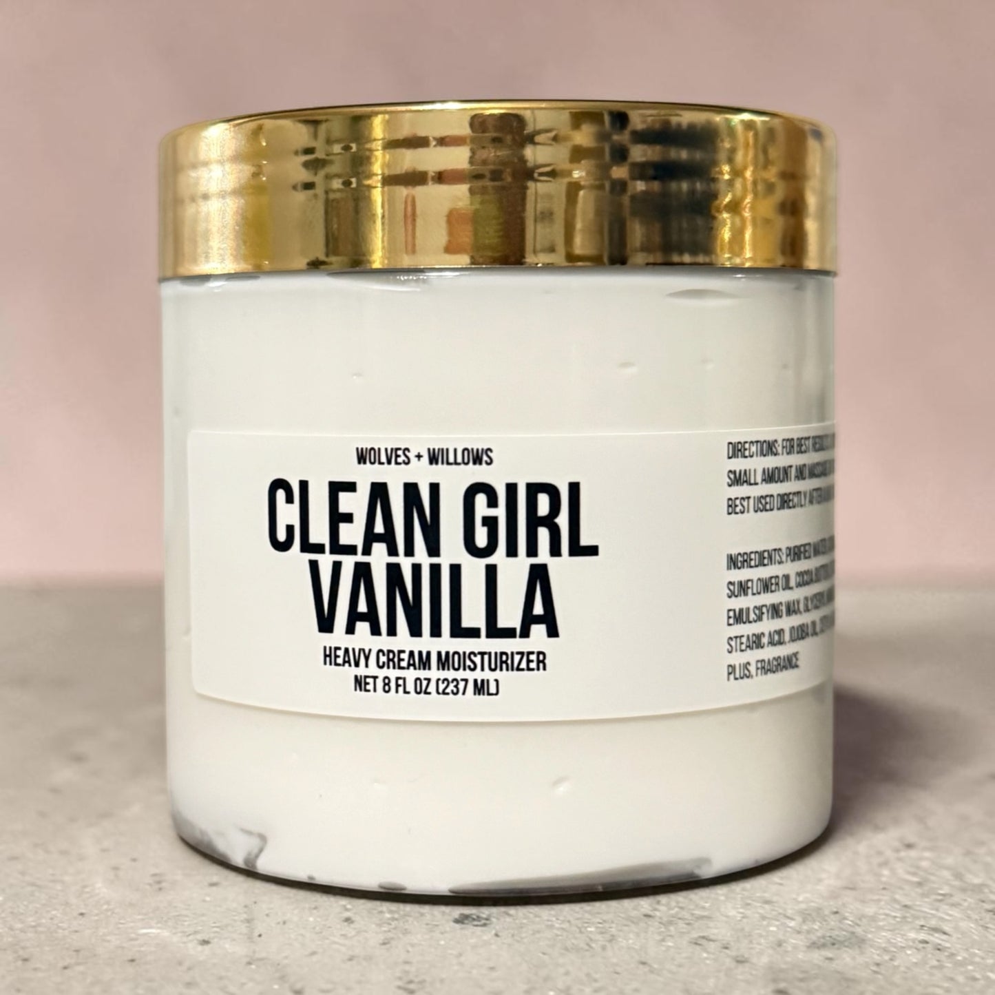 Clean Girl Vanilla Heavy Cream Moisturizer