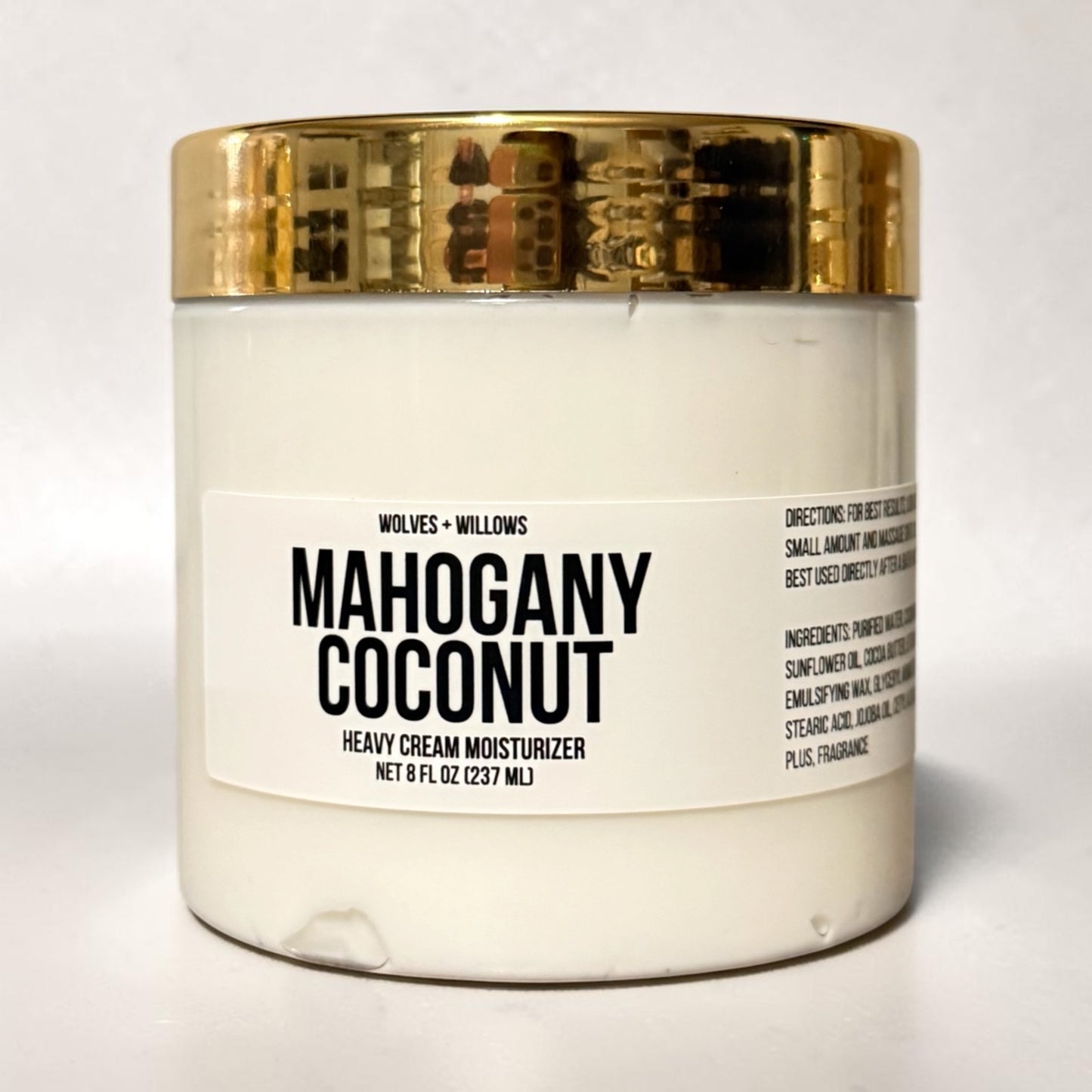 Mahogany Coconut Heavy Cream Moisturizer