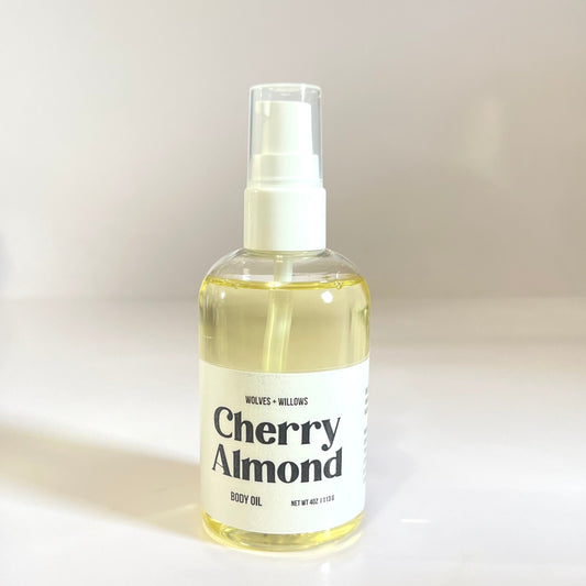 Cherry Almond Scented Dry Body Oil