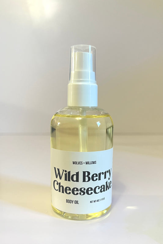 Wild Berry Cheesecake Scented Dry Body Oil