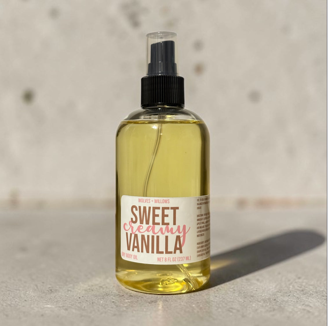 Sweet Creamy Vanilla 8 oz Body Oil