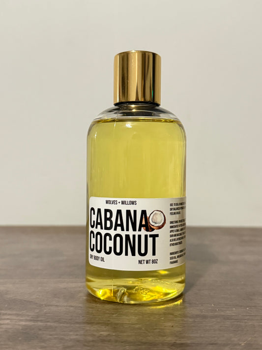 Cabana Coconut 8 oz Body Oil