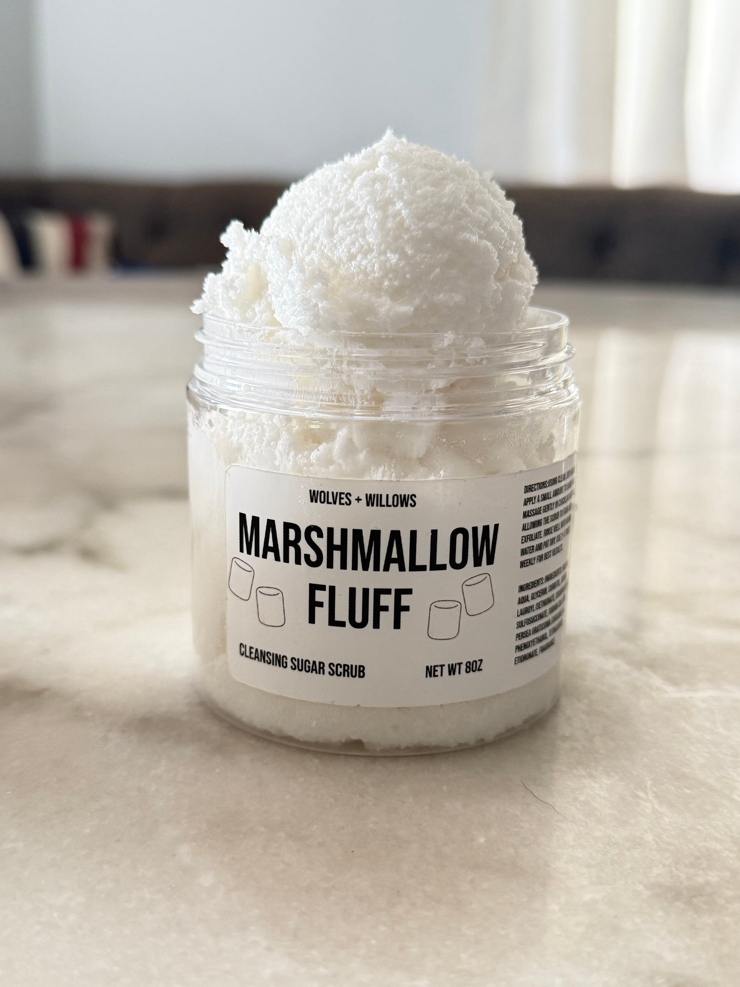 Marshmallow Fluff Cleansing Sugar Scrub