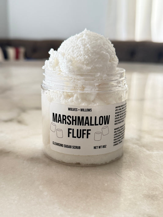 Marshmallow Fluff Cleansing Sugar Scrub