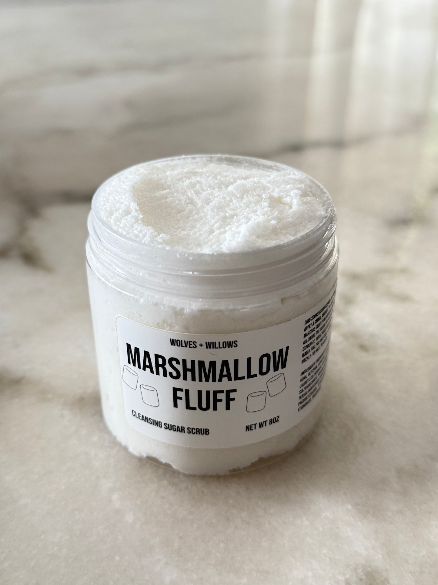 Marshmallow Fluff Cleansing Sugar Scrub