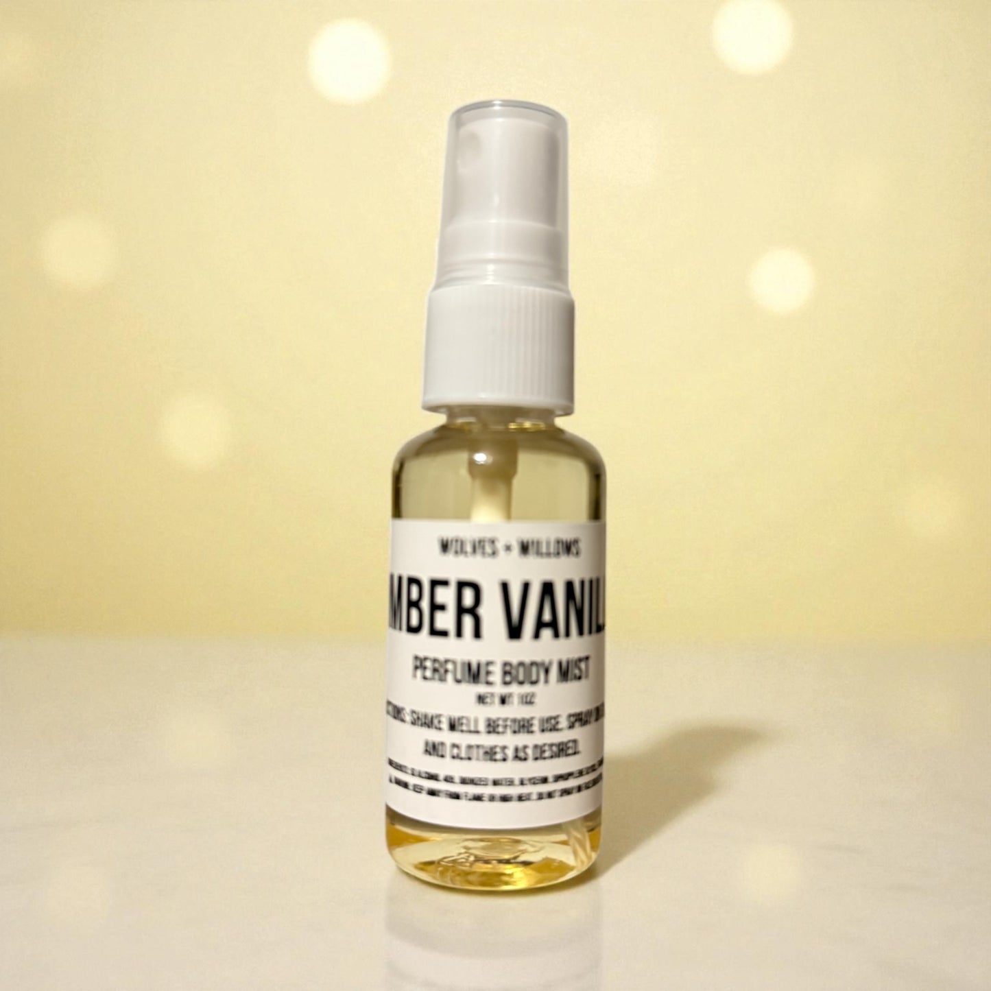 Amber Vanilla Body Spray