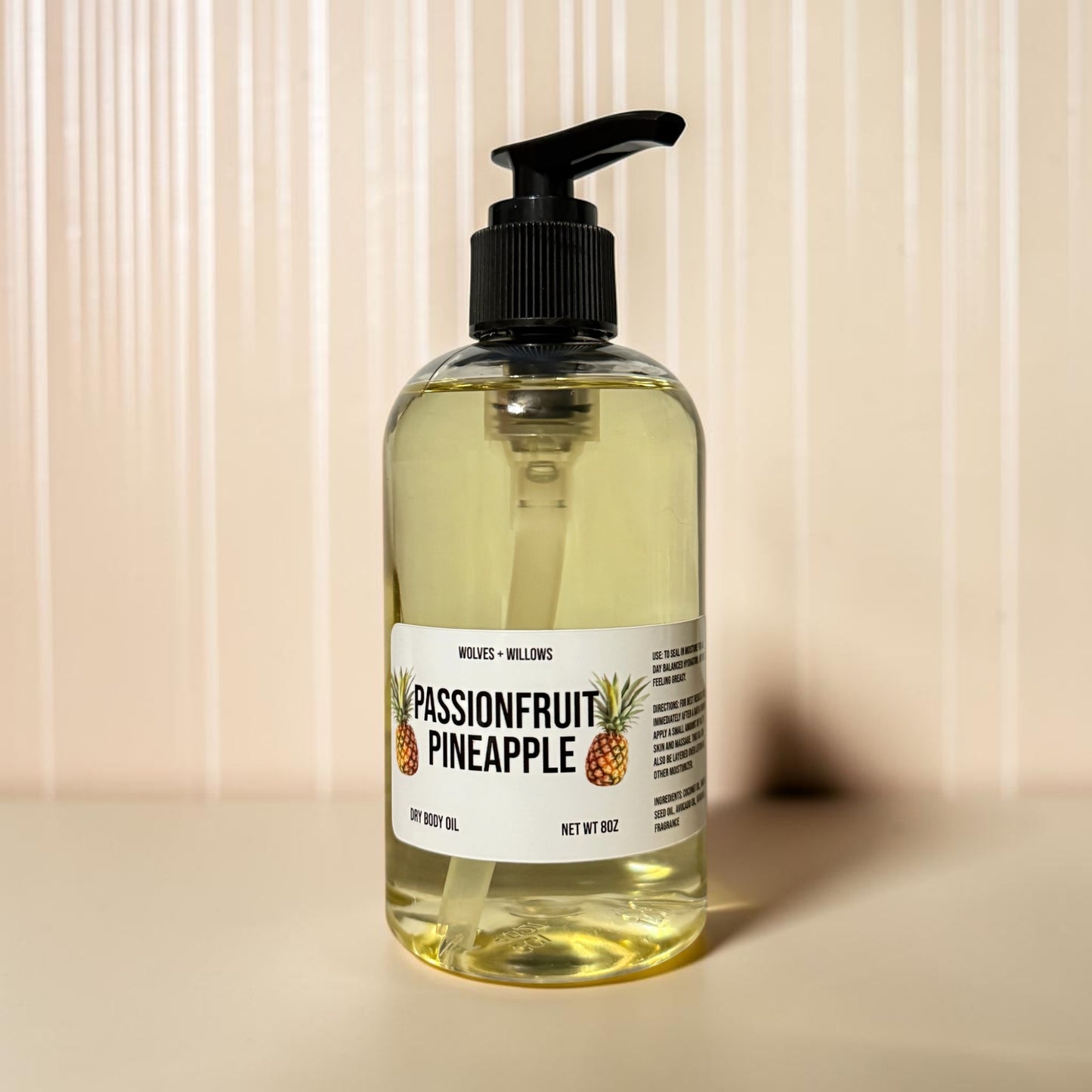 Passionfruit Pineapple 8 oz Body Oil