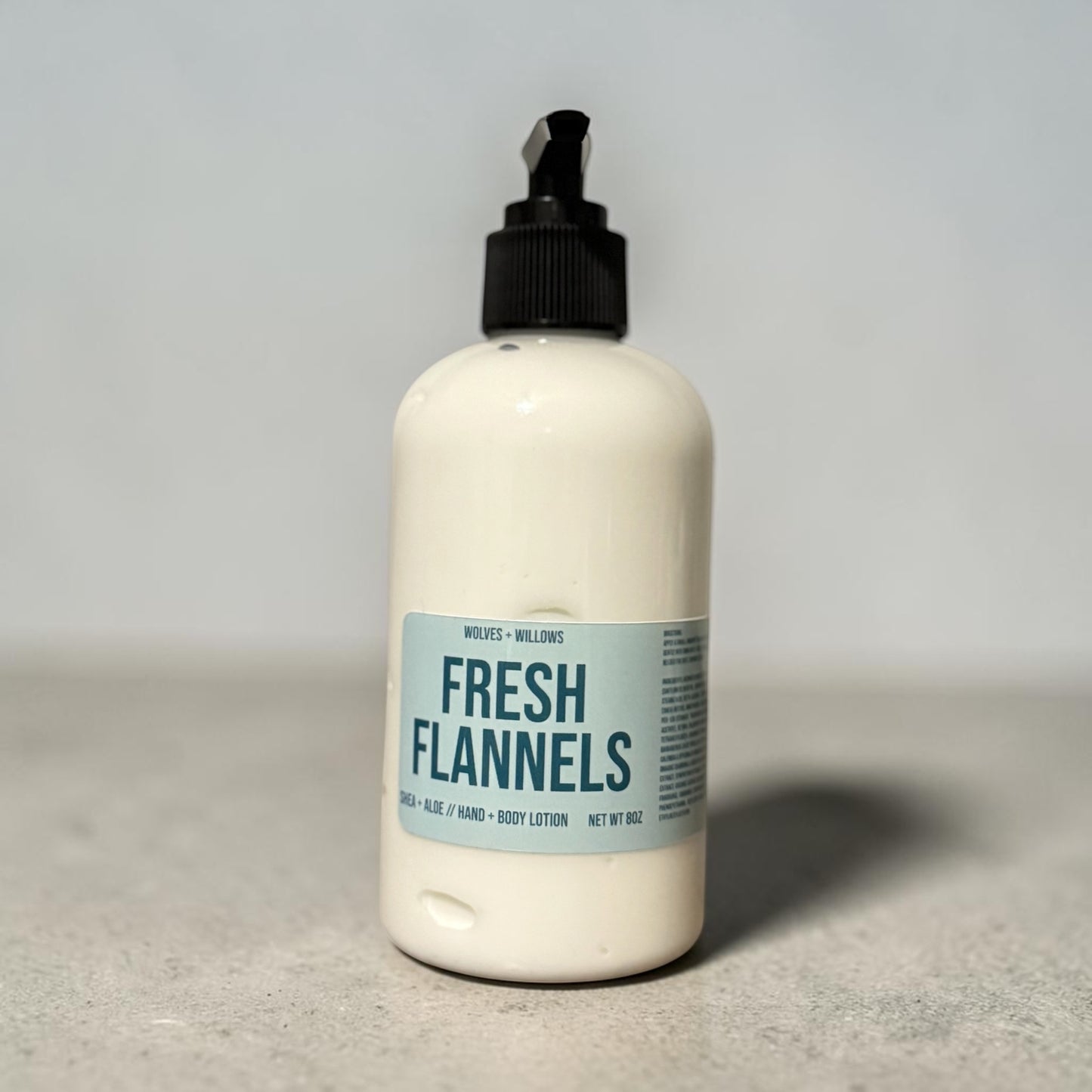 Fresh Flannels Scented Shea + Aloe Hand and Body Lotion