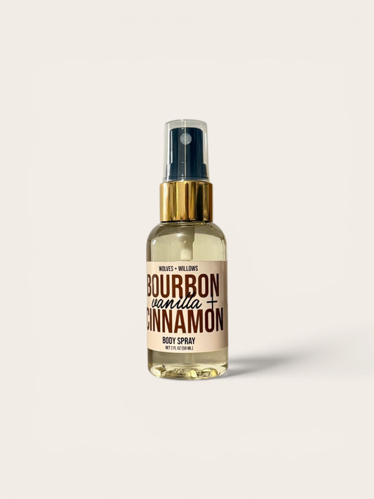 Bourbon Vanilla Cinnamon Body Spray