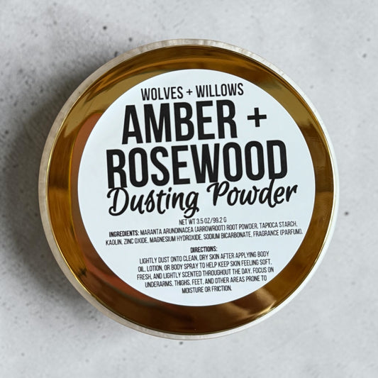 Amber + Rosewood Dusting Powder