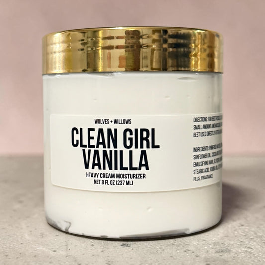 Clean Girl Vanilla Heavy Cream Moisturizer