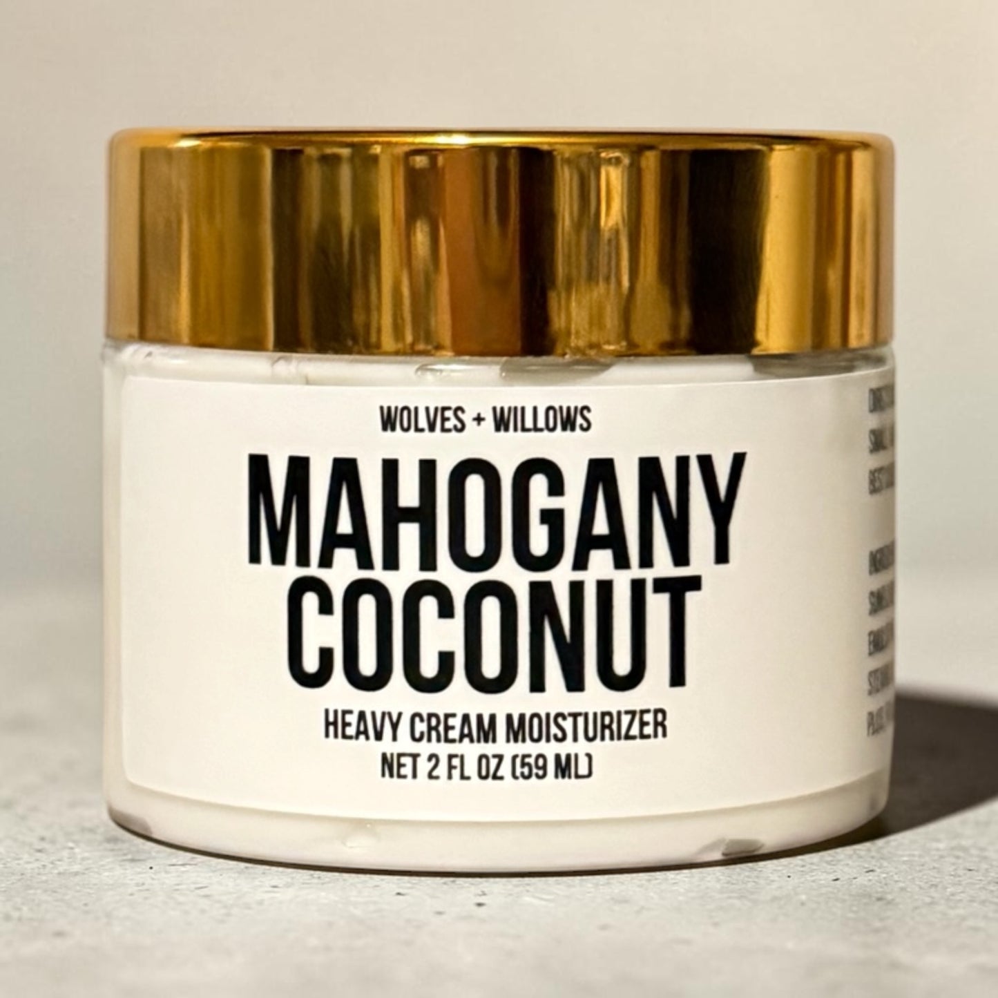 Mahogany Coconut Heavy Cream Moisturizer