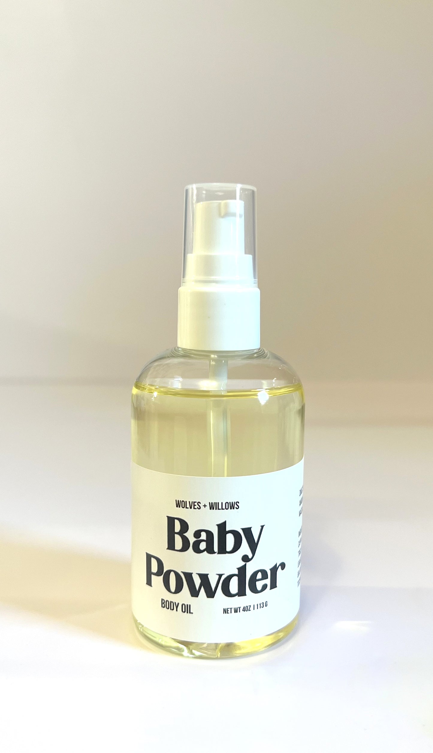 Baby Powder Scented Dry Body Oil