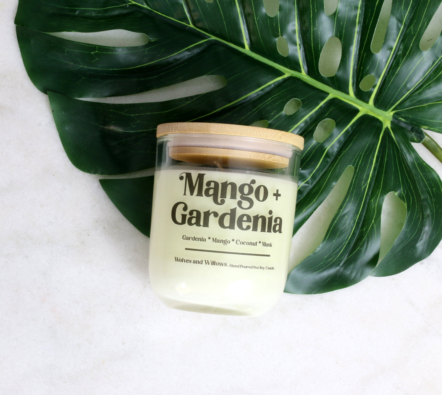 Mango + Gardenia Scented Soy Candle